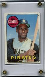 1969 Topps Baseball Cards      050      Roberto Clemente UER